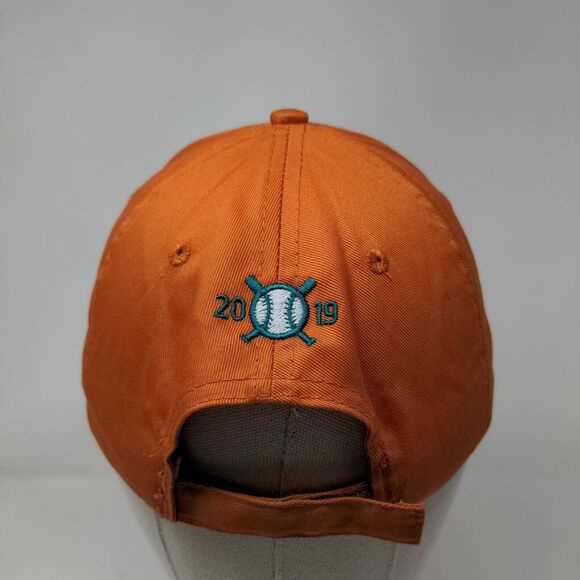 The YMCA 2019 Strapback Hat Orange One Size Embroidered Port & Company - Picture 5 of 8